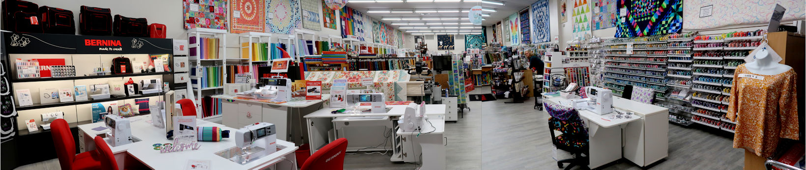 Bernina World of Sewing Machines Quilting Fabric Shop Store Raleigh NC